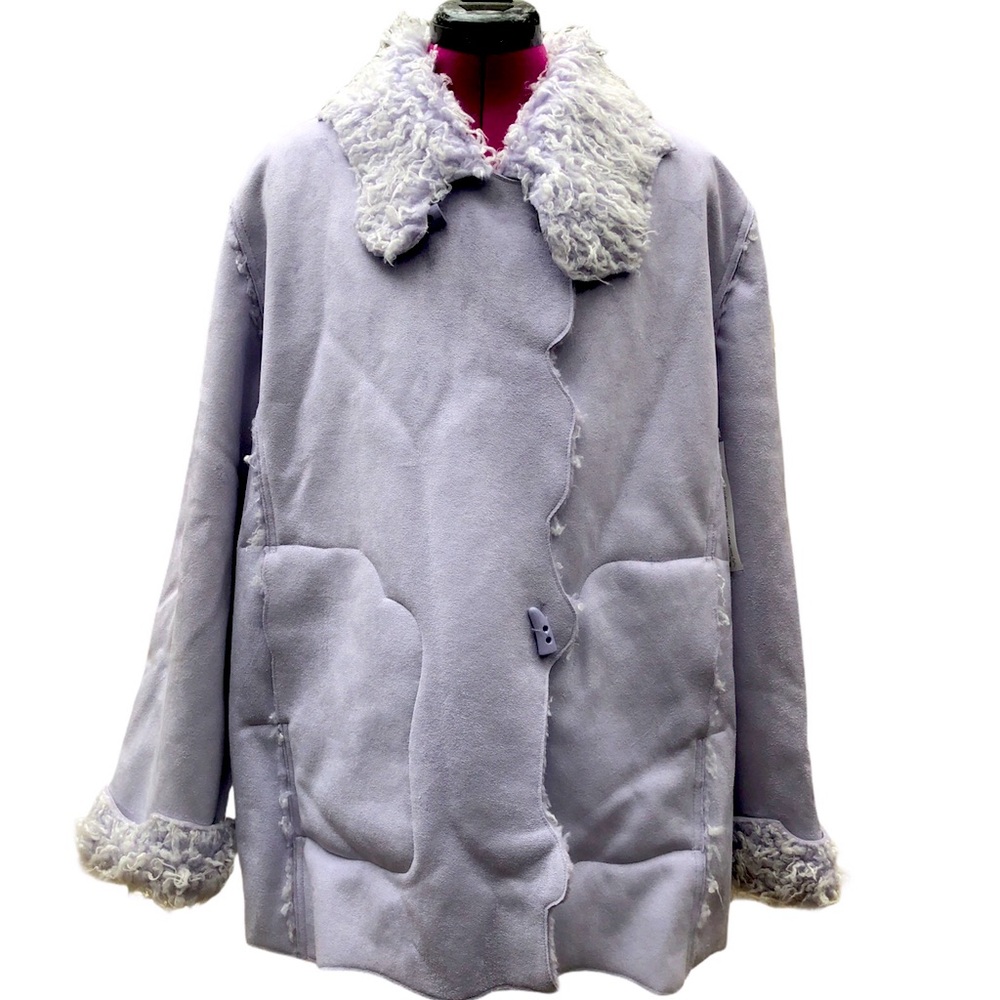 Beautiful Lavender NWT Linda Lundstrom Coat